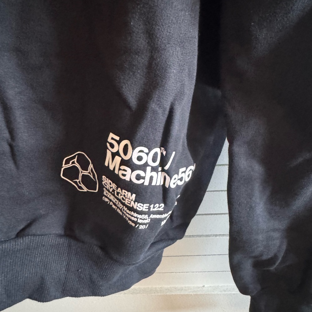 Machine56 M56/PV-1 BK Pullover Cross Hoodie - Picture 3 of 3